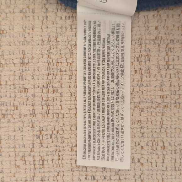 Abercrombie & Fitch Kids size 9 / 10, Blue Fleece Hoodie Half Zip - Picture 5 of 5